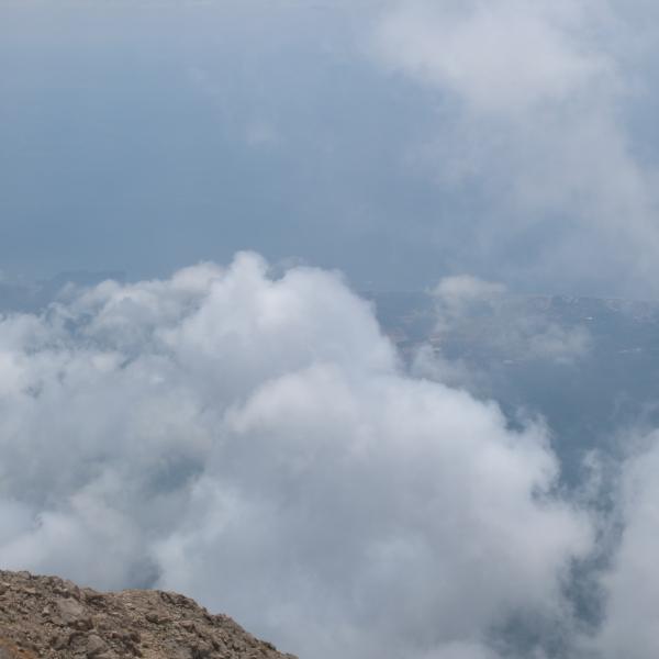 Вид на Анталийское побережье с горы Тахталы (Олимп)