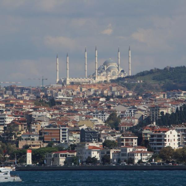 Вид на Босфор и Новую мечеть