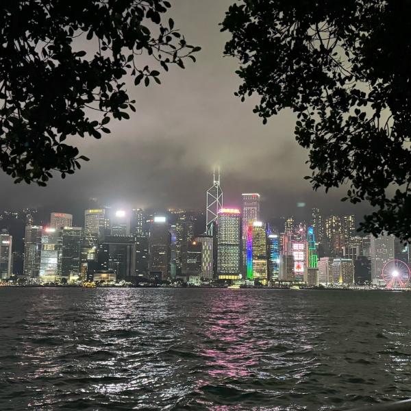 Вид на остров Гонконг