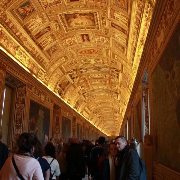 Музеи Ватикана. Зал географических карт
