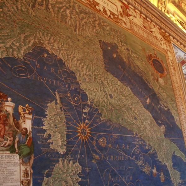 Музеи Ватикана. Зал географических карт