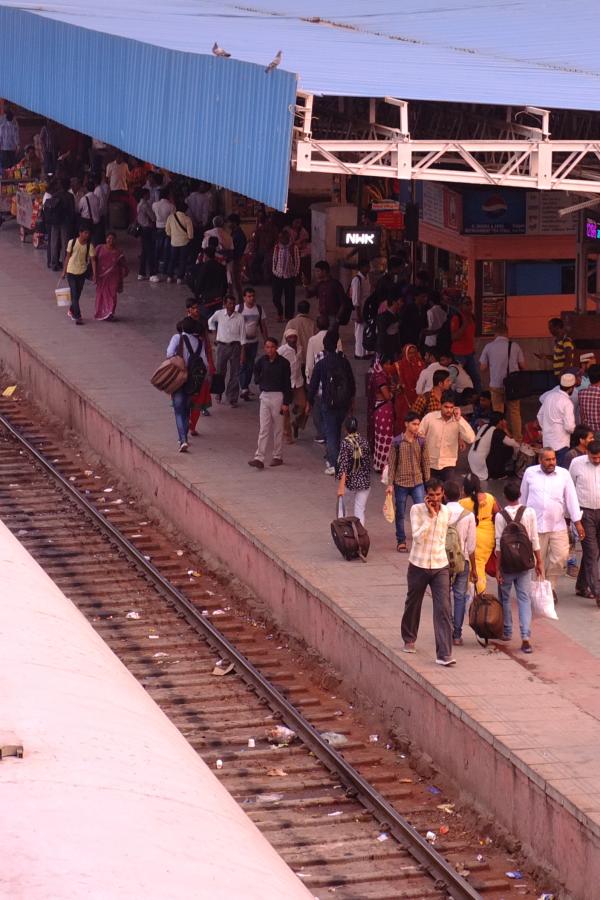 На вокзале Савай Мадхопура