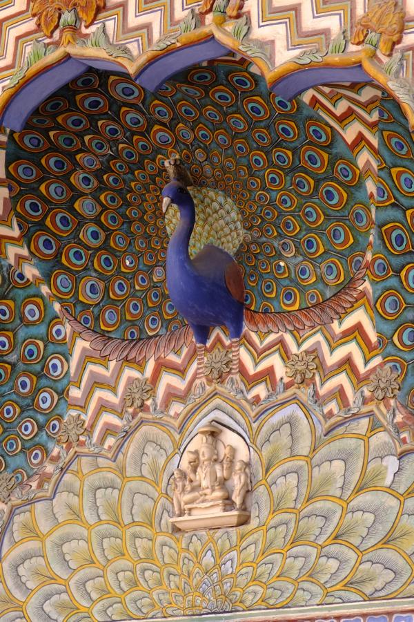 Декор во дворце махараджи в Джайпуре